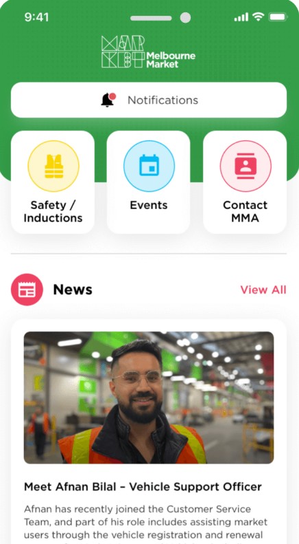 App screen image not found